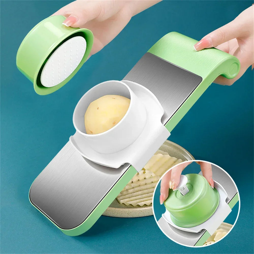 Professional Stainless Steel Vegetable Slicer and Dicer for Home Use