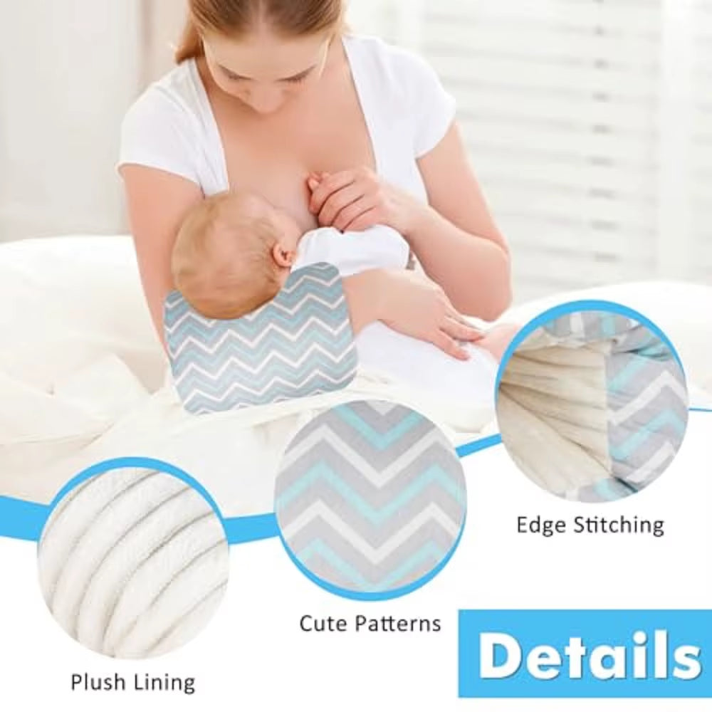 Cotton Nursing Pillow for Newborns - Soft Arm Support for Breastfeeding and Bottle Feeding - Essential Accessory for Maternal Care