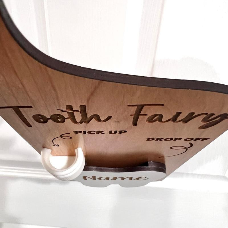 Customized Wooden Tooth Fairy Door Hanger