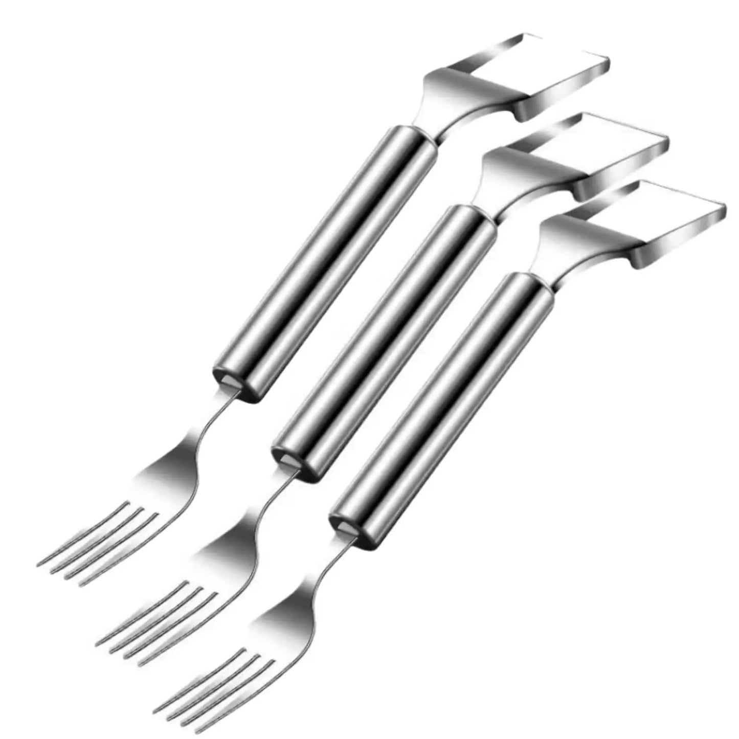2025 Premium Stainless Steel Watermelon Slicer with Dual-Head Fork Tool for Kitchen Use