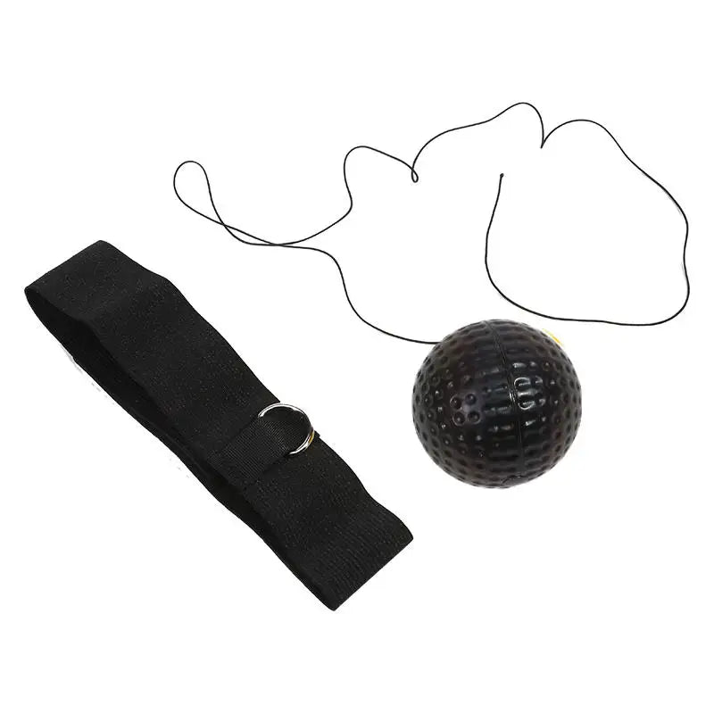 Portable Elastic Headband Red Light Reaction Ball for Enhanced Boxing Speed Training - Suitable for All Ages