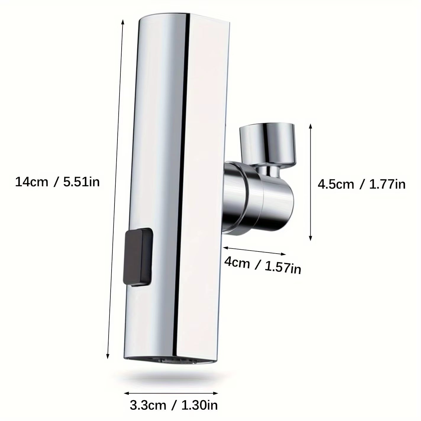 Large-Scale 3-in-1 360° Touch-Control Kitchen Faucet with Swivel Spout and Extender