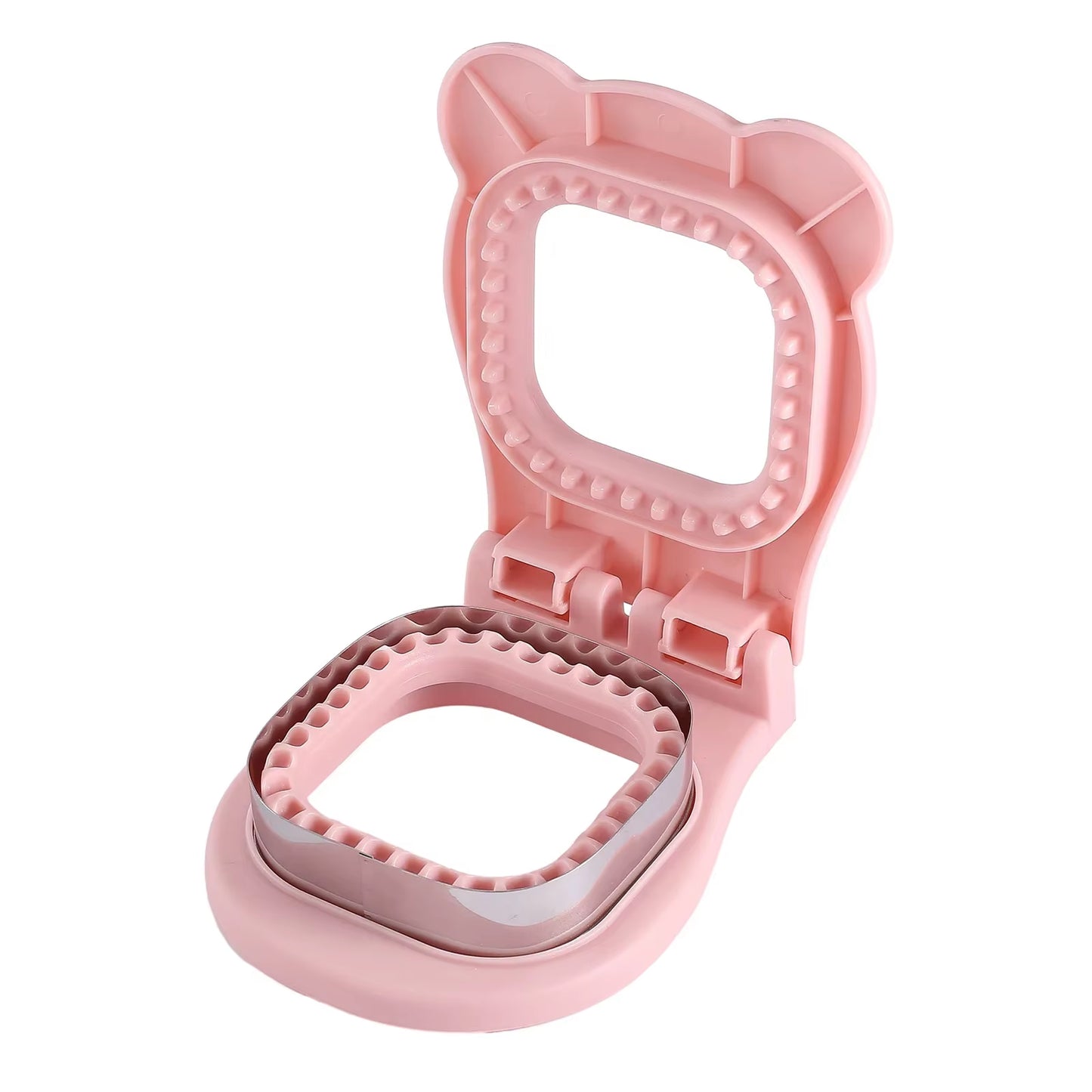 Professional Sandwich Cutter and Sealer with Stainless Steel Blade for Children's Lunches - Circular Bread and Toast Mold