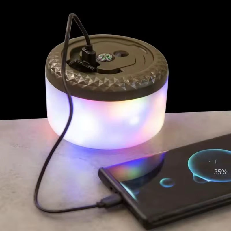 Premium Waterproof USB Rechargeable Outdoor Camping String Lights for Courtyards and Hiking