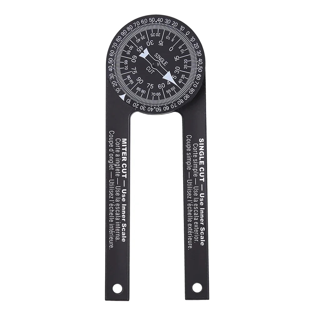 Precision Miter Saw Protractor and Angle Finder for Woodworking and Plumbing Applications
