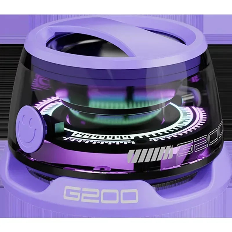 G200 Portable Bluetooth Speaker with RGB Lighting, Magnetic Design, Bluetooth 5.3 Connectivity, Compact Sound Box, 7-Hour Playback, and Integrated Phone Holder
