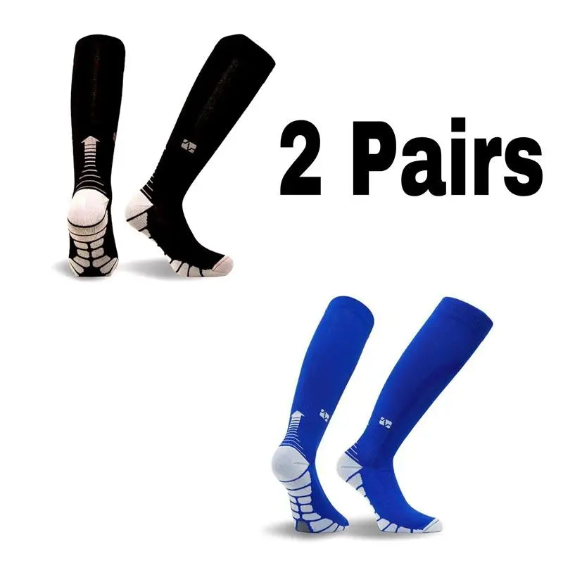 Men's Compression Socks for Athletic Performance - 30 mmHg Support for Varicose Veins, Available in Sets of 2, 3, or 4 Pairs