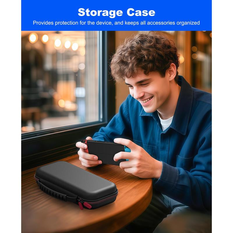 ESYWEN Hard Shell Carrying Case for Nintendo Switch 2 (2025) and Switch/Switch OLED - Protective Case for Accessories and Games