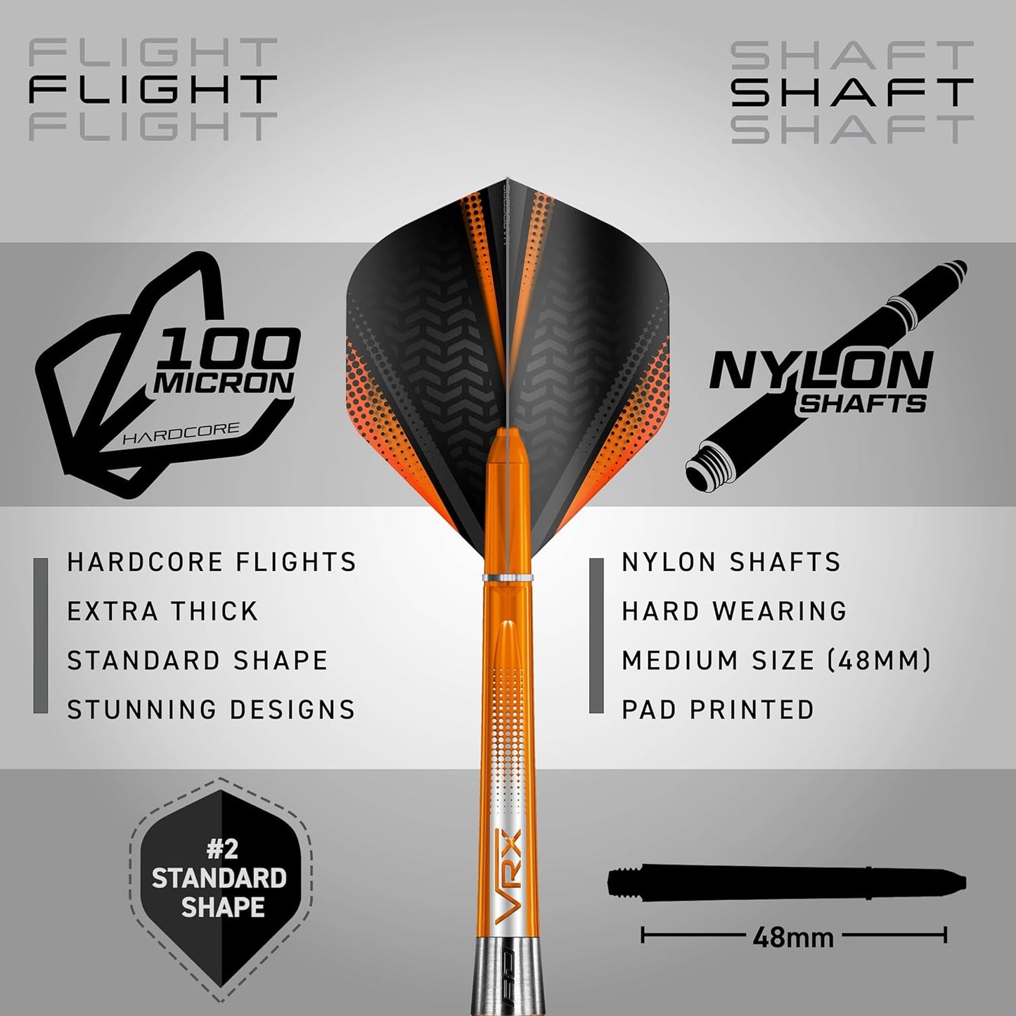 Amberjack Series Dart Set with Flights and Shafts
