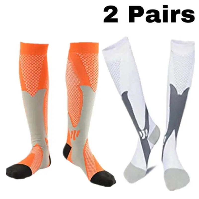 Men's Compression Socks for Athletic Performance - 30 mmHg Support for Varicose Veins, Available in Sets of 2, 3, or 4 Pairs