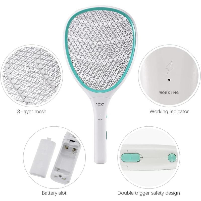 Electric Fly Swatter - Set of 2 Bug Zapping Rackets