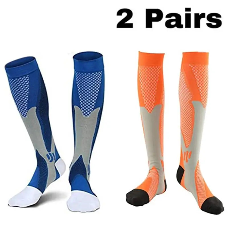 Men's Compression Socks for Athletic Performance - 30 mmHg Support for Varicose Veins, Available in Sets of 2, 3, or 4 Pairs