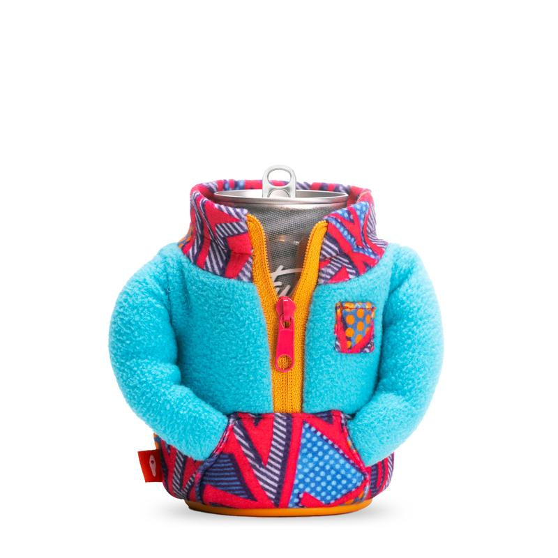 Fleece Insulated 12 Oz Can Cooler - Beverage Insulator for Beer Bottles and Soda Cans by Puffin Drinkwear