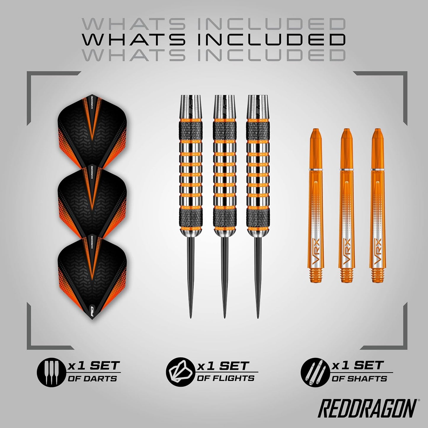 Amberjack Series Dart Set with Flights and Shafts