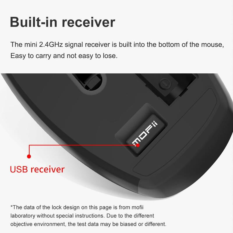 Mofii Wireless Keyboard and Mouse Combination - Full-Sized Plug and Play with Colorful Design, Silent Keycaps, and USB-A 2.4G Receiver for Laptop, PC, and Desktop Use