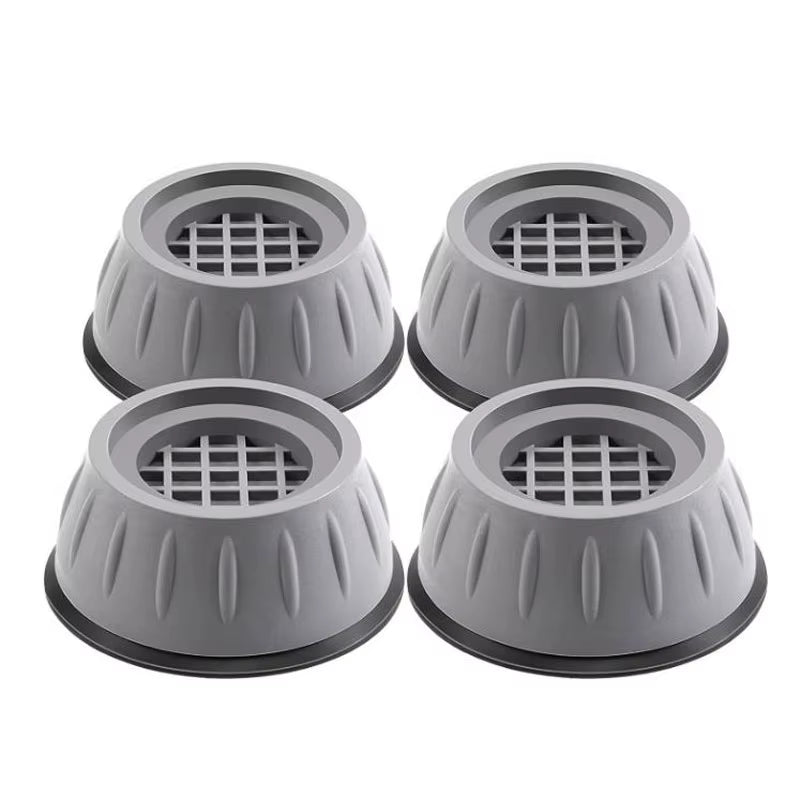 Professional Anti-Vibration Pads for Washing Machines - Set of 4 Shock Absorbing and Noise-Reducing Support Mats to Reduce Movement