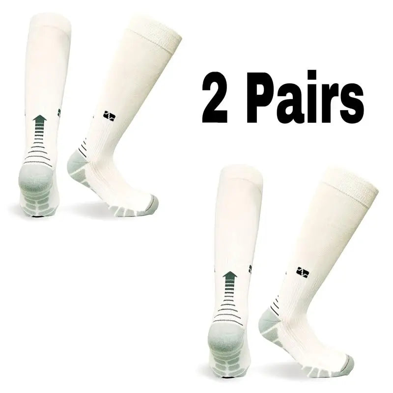 Men's Compression Socks for Athletic Performance - 30 mmHg Support for Varicose Veins, Available in Sets of 2, 3, or 4 Pairs