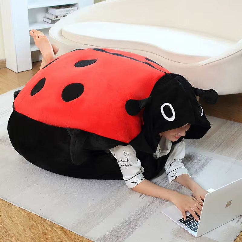 Ladybug Plush Doll - Versatile Cosplay Pillow and Cushion for Celebrations and Gifting