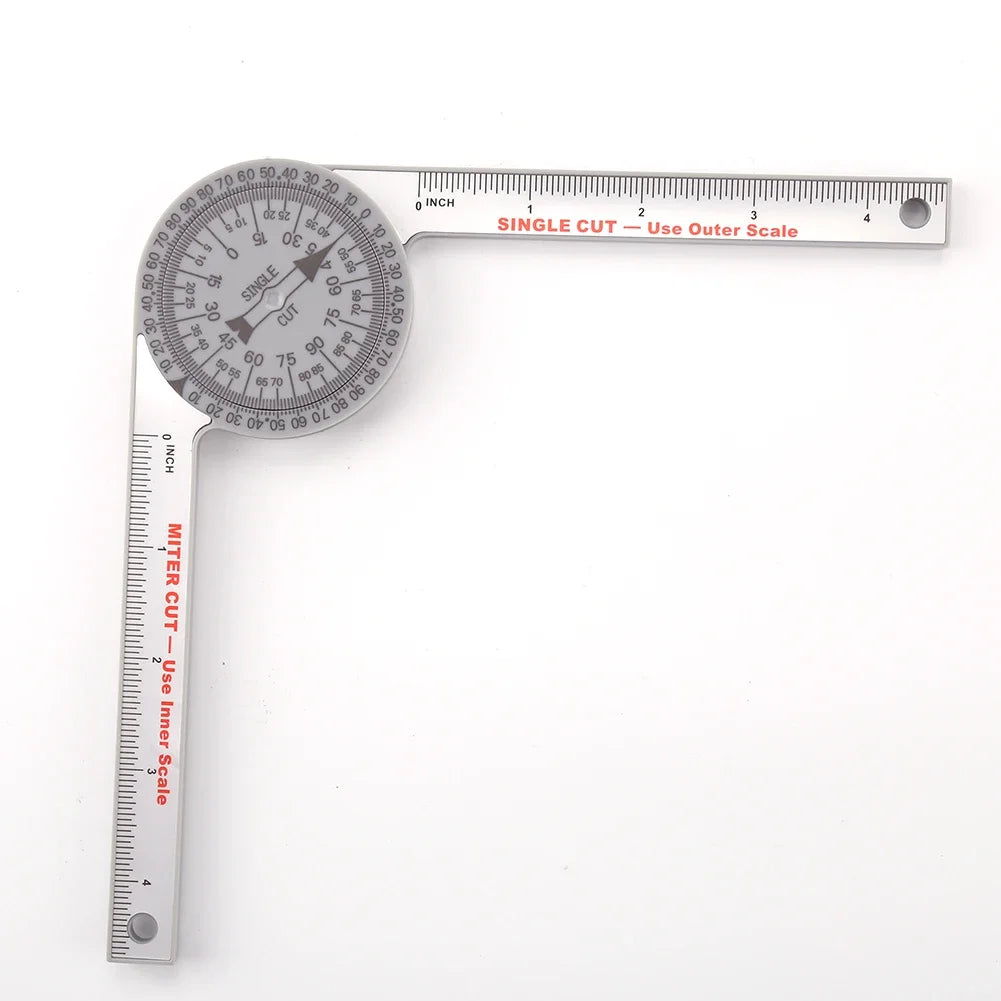 Precision Miter Saw Protractor and Angle Finder for Woodworking and Plumbing Applications