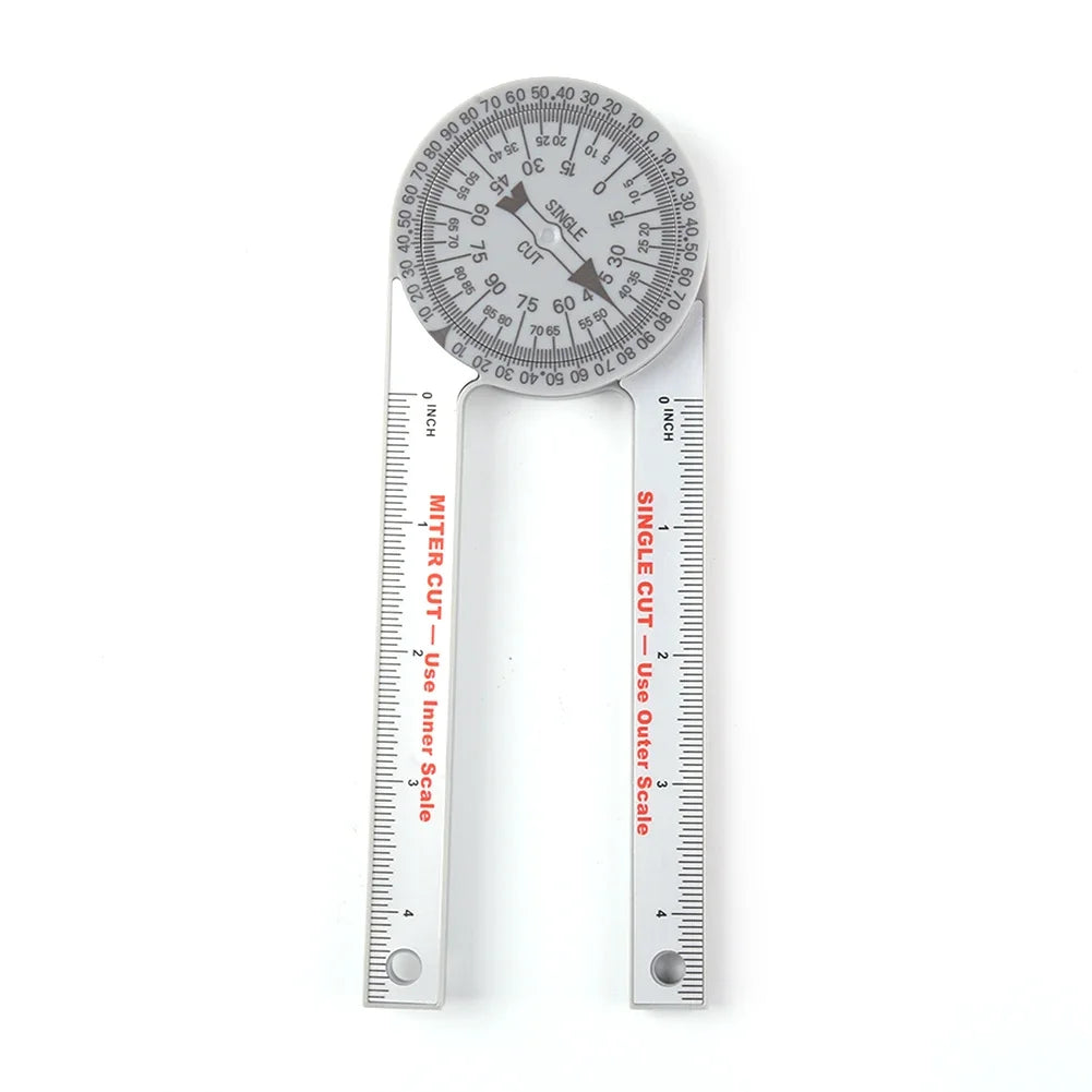 Precision Miter Saw Protractor and Angle Finder for Woodworking and Plumbing Applications