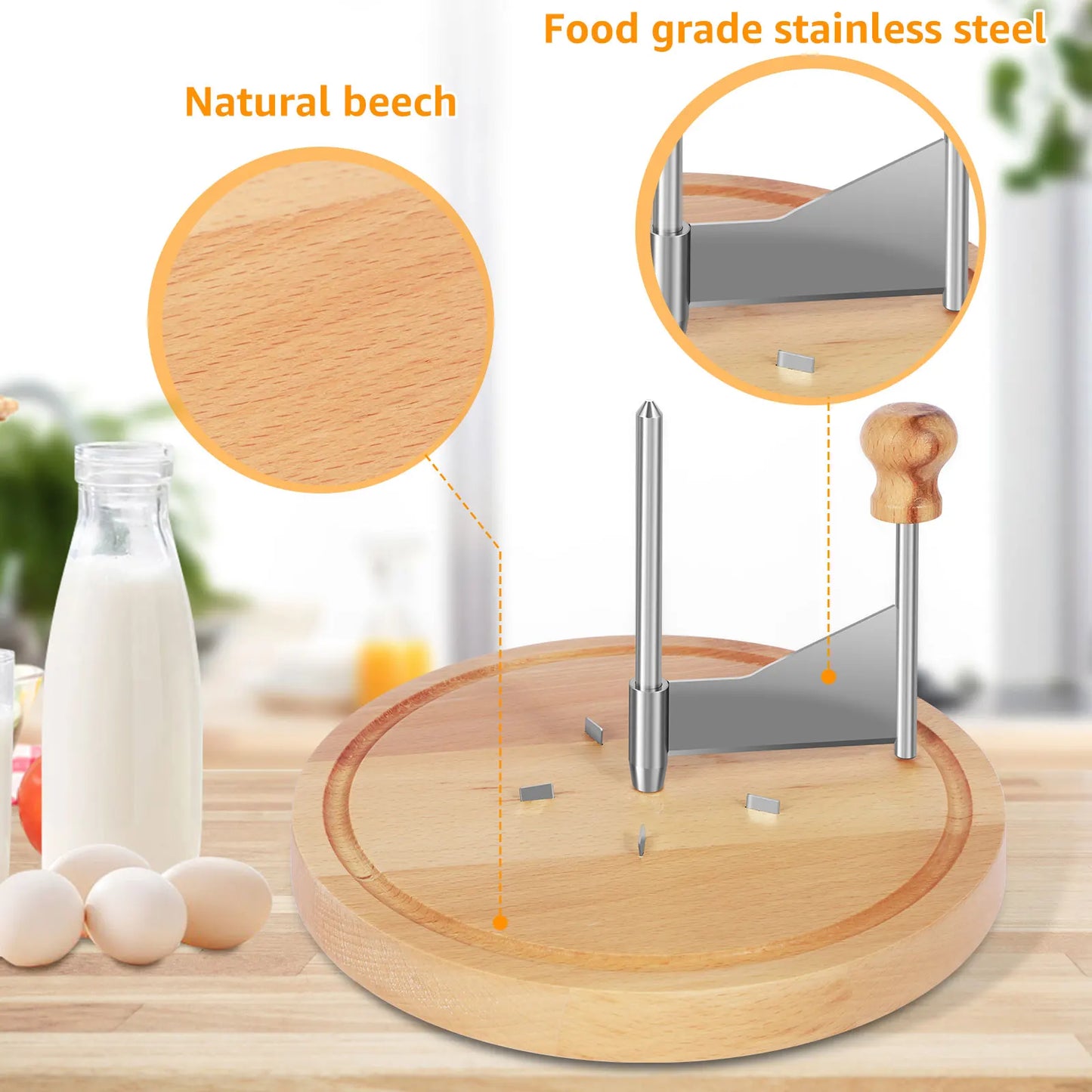 Stainless Steel Handheld Cheese Curler and Shaver - Versatile Grater for Cheese and Chocolate in the Kitchen