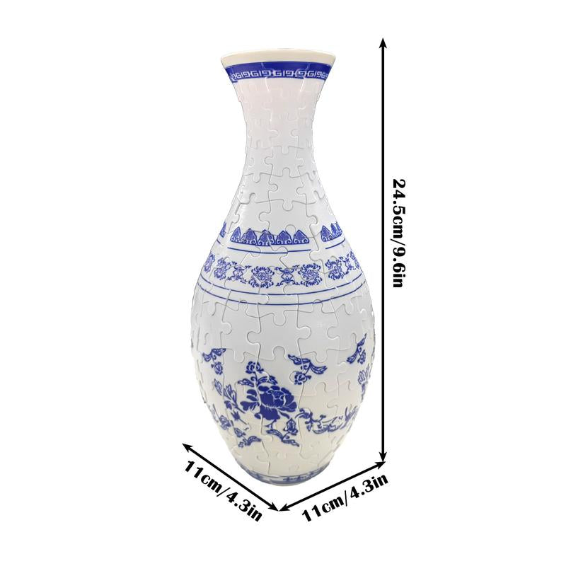 Adult 3D Puzzle - 160 Pieces Ready Vase for Creative Stress Relief and Home Decor