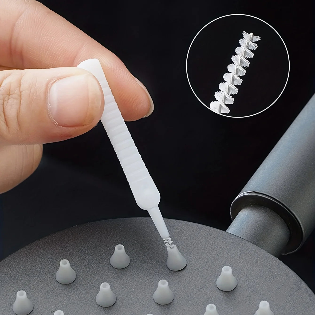 10-Piece Shower Head Cleaning Brush Set for Efficient Maintenance and Clog Prevention of Kitchen and Bathroom Fixtures