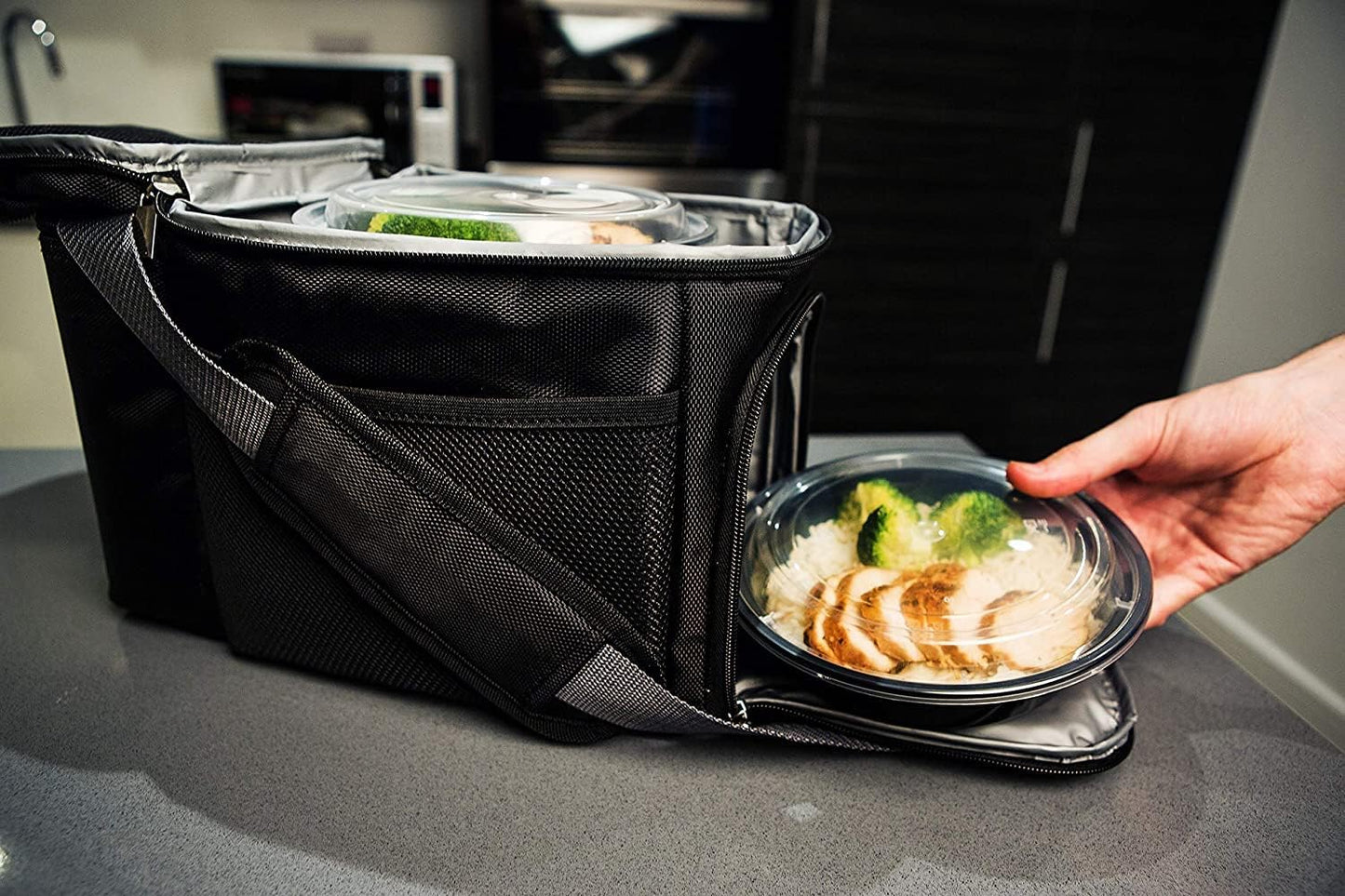 30-Pack Reusable Meal Prep Containers with Lids - Durable Plastic Food Storage for Batch Cooking - Microwavable, Freezer, and Dishwasher Safe Takeaway Lunch Boxes