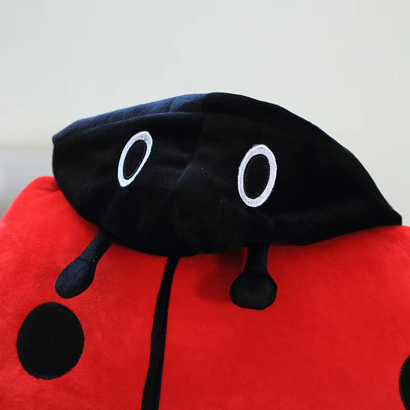 Ladybug Plush Doll - Versatile Cosplay Pillow and Cushion for Celebrations and Gifting