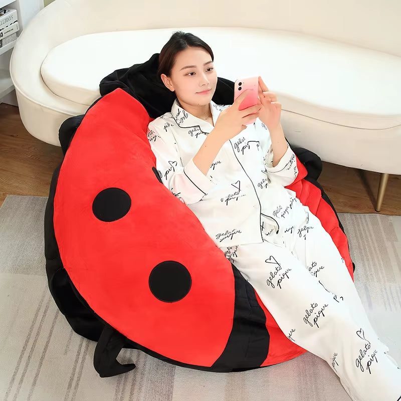 Ladybug Plush Doll - Versatile Cosplay Pillow and Cushion for Celebrations and Gifting