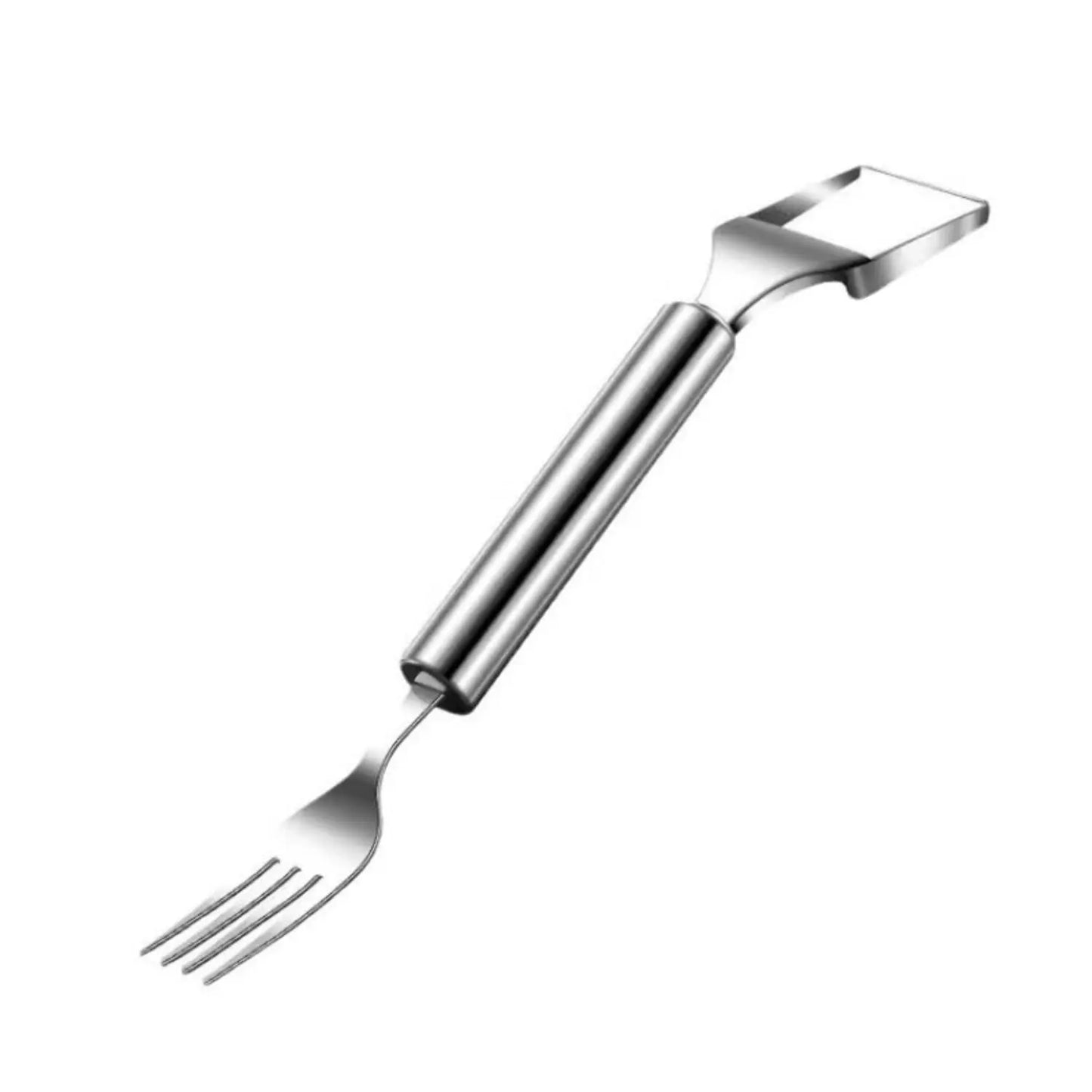 2025 Premium Stainless Steel Watermelon Slicer with Dual-Head Fork Tool for Kitchen Use