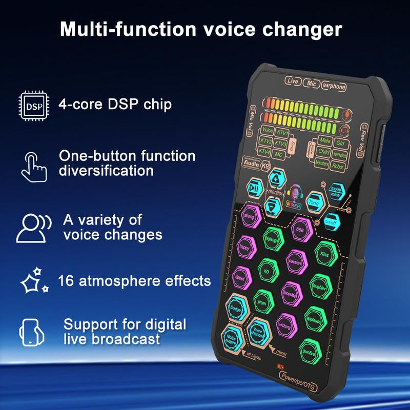 Hosabely SK9 Compact Handheld Audio Interface Set