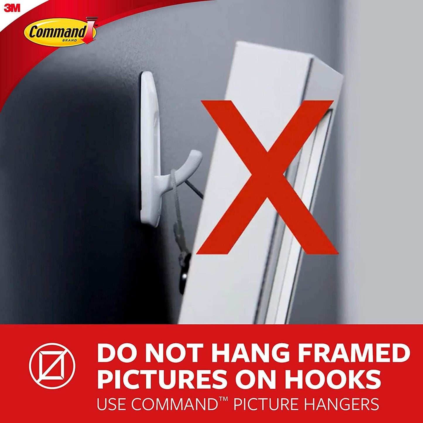 GP067-16NA Small White Wire Hardware with 16 Hooks