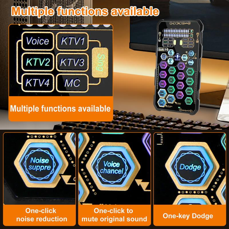 Hosabely SK9 Compact Handheld Audio Interface Set
