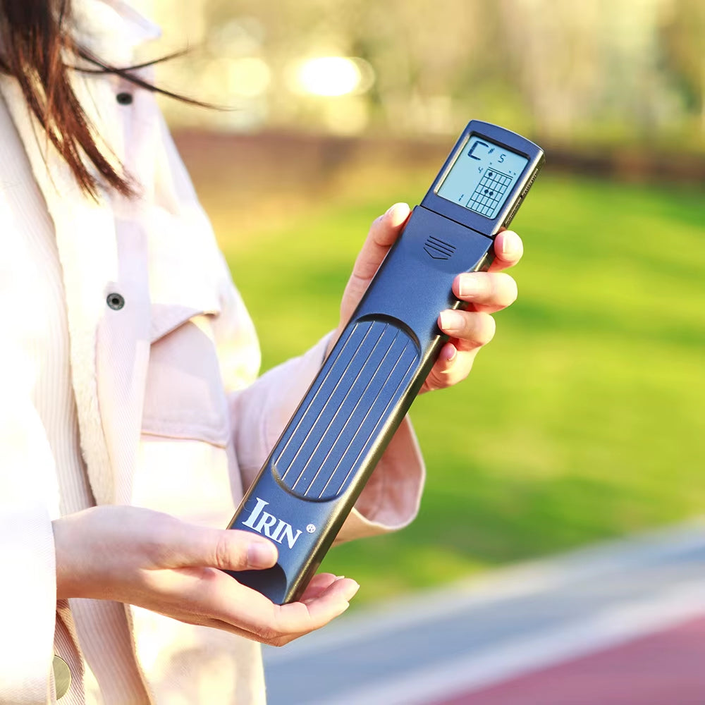 Pocket Guitar Chord Trainer with Display - Six-Fret Finger Training Tool for Beginner Guitar Practice and Exercises