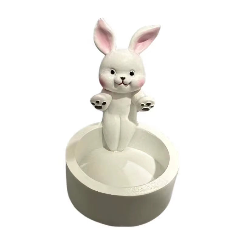 Cartoon Cat Tea Light Candle Holder - Sophisticated Decorative Accent for Home and Office