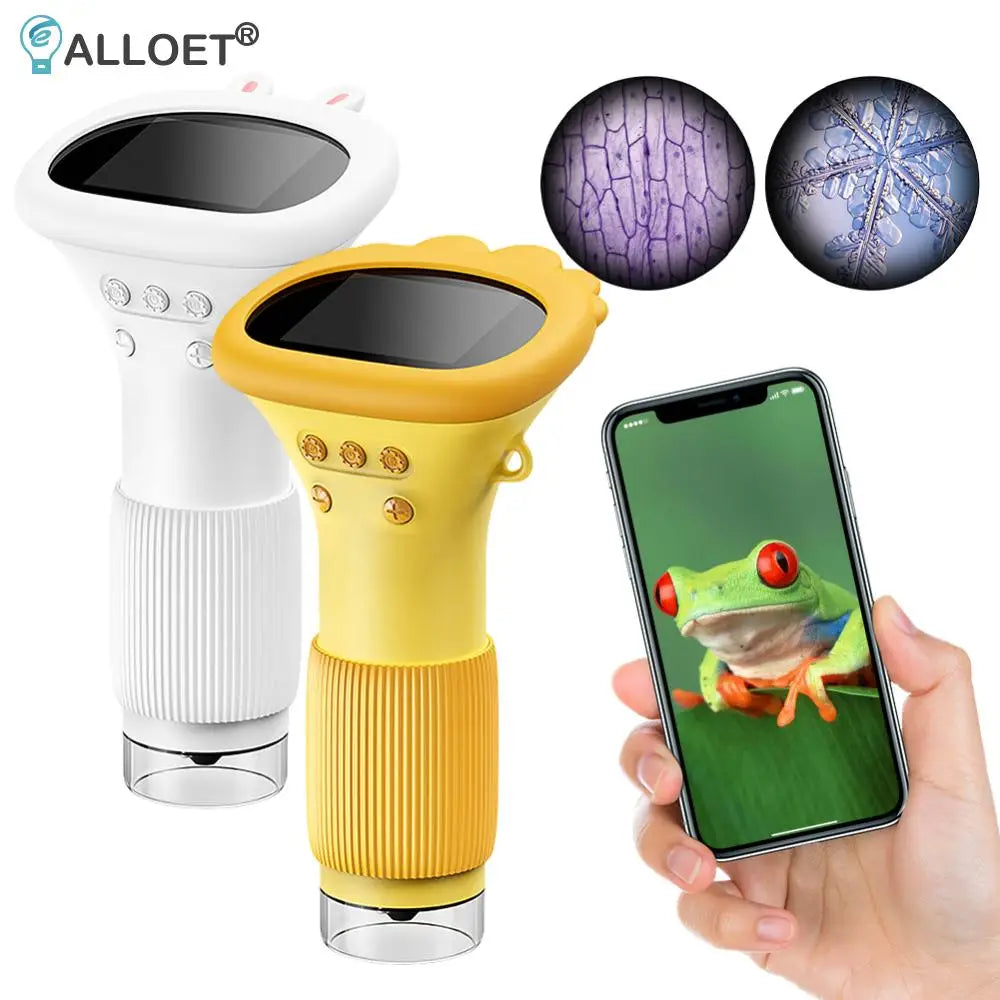 Handheld Digital Microscope 1000X with 2-Inch IPS Screen - Portable 2MP Lens for Biological, Insect, and Coin Observation