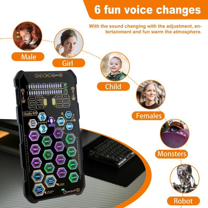 Hosabely SK9 Compact Handheld Audio Interface Set