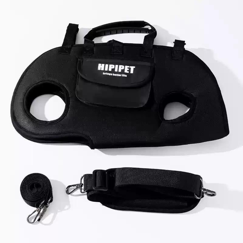 HIPIPET Portable Dog and Cat Backpack Carrier - Soft, Breathable Pet Bag with Adjustable Straps, Built-in Leash, and Storage for Treats and Essentials - Ideal for Travel, Outdoor Activities, and Public Transport