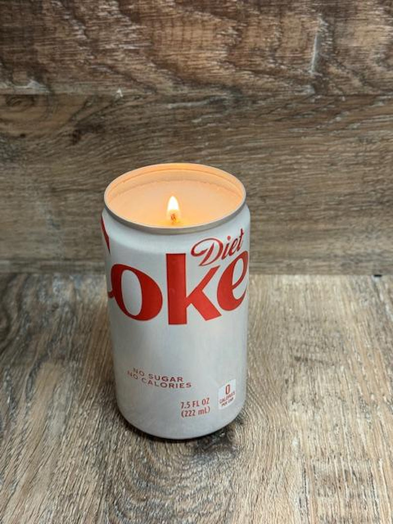 Vineyard Candle Co - Diet Coke Scented Soy Wax Candle - Available in 7.5Oz, 12Oz, and 16Oz - Elegant Gift and Home Decor Accent - Handcrafted Glass Container Freshener