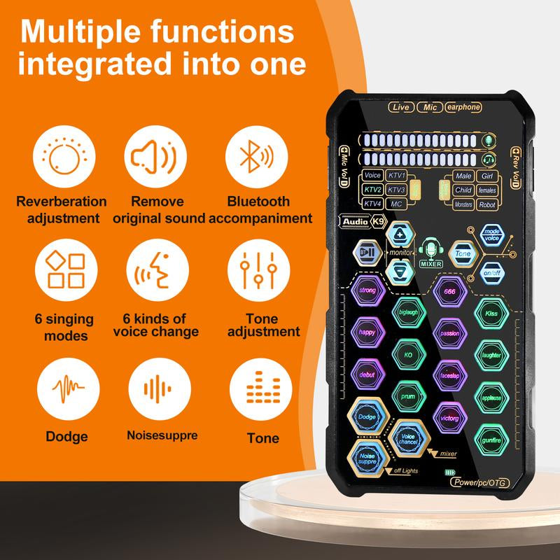 Hosabely SK9 Compact Handheld Audio Interface Set