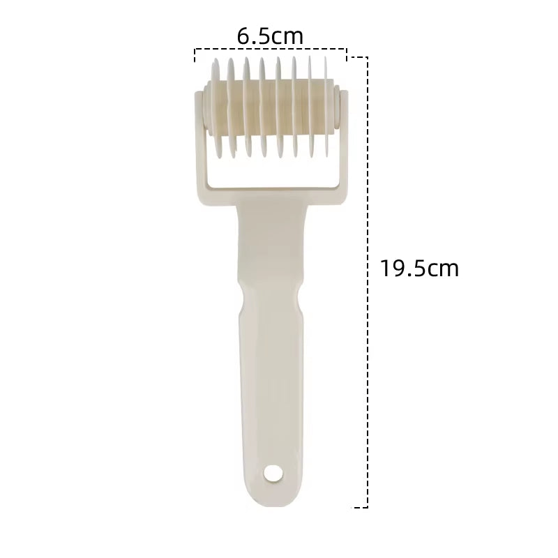 Premium Pie and Pizza Cutter Set with Three Size Options - Professional Pastry Bakeware, Embossing Dough Roller, and Lattice Cake Tools