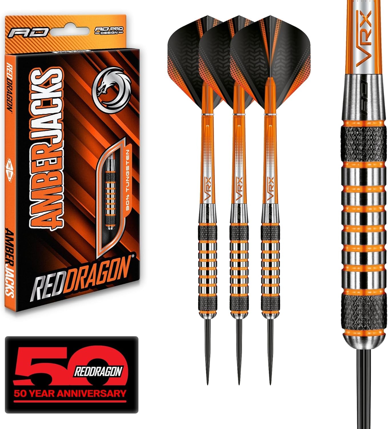 Amberjack Series Dart Set with Flights and Shafts
