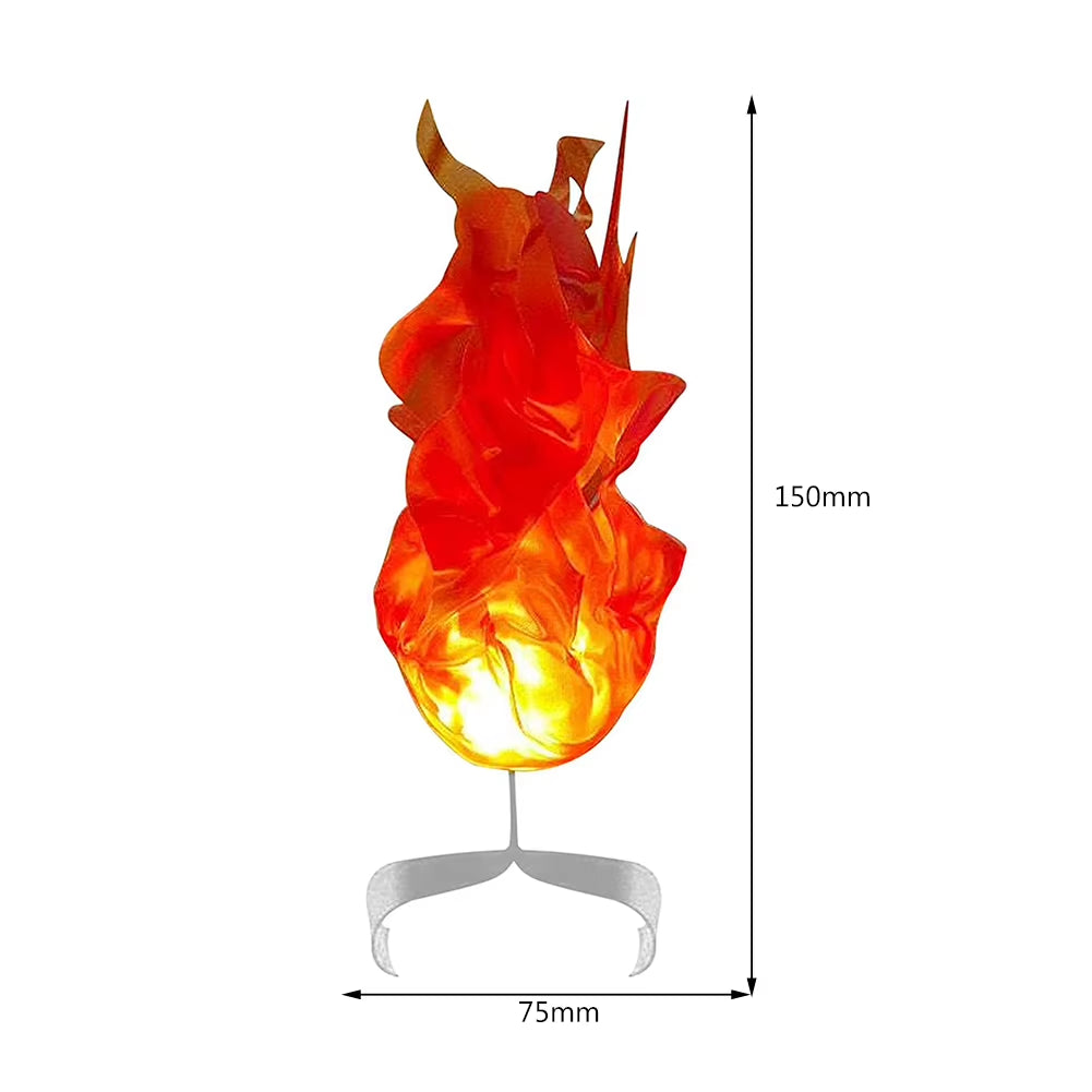 Illuminated Floating Fireball Prop for Halloween Decoration and Cosplay