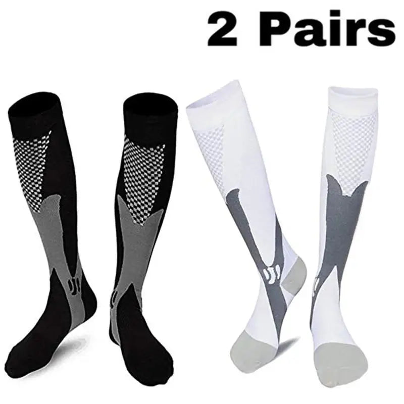 Men's Compression Socks for Athletic Performance - 30 mmHg Support for Varicose Veins, Available in Sets of 2, 3, or 4 Pairs