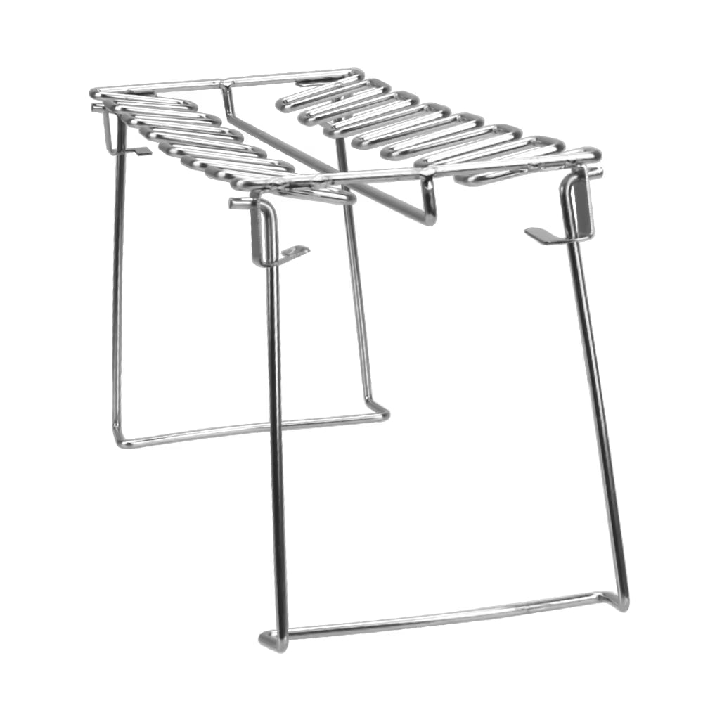 Stainless Steel BBQ Drumstick Holder with 14 Slots - Versatile Grill Rack for Chicken Legs, Wings, and Ribs - Ideal for Smoker and Oven Roasting