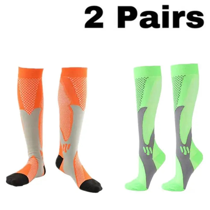 Men's Compression Socks for Athletic Performance - 30 mmHg Support for Varicose Veins, Available in Sets of 2, 3, or 4 Pairs