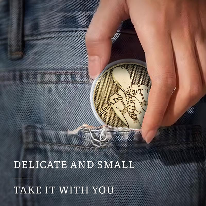 Set of 3 Heads and Tails Coins - Adult Humor Challenge Tokens - Unique Decision-Making Collectibles - Ideal Gift for Coin Enthusiasts