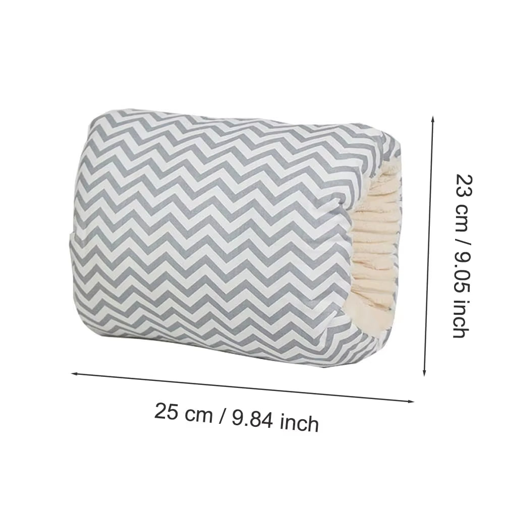 Cotton Nursing Pillow for Newborns - Soft Arm Support for Breastfeeding and Bottle Feeding - Essential Accessory for Maternal Care
