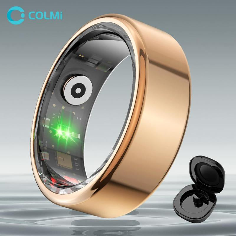 Multifunctional Waterproof Smart Ring with Charging Case - Lightweight Sports Accessory for Both Men and Women